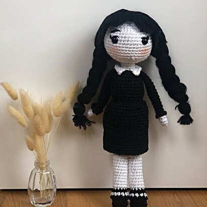 Crochet Wednesday doll pattern