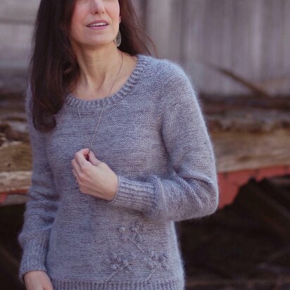 Lyrical Knits Branches in Bloom Pullover PDF