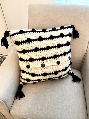 Modern Bobble Throw Pillow