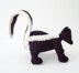 Striped Skunk Amigurumi Pattern