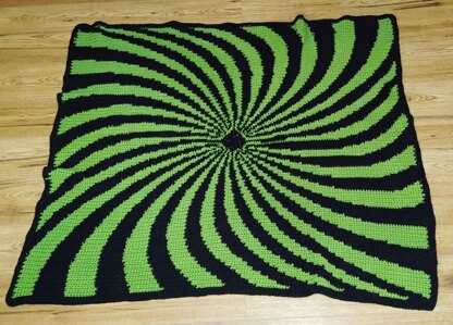 Spiral In Graphghan Pattern