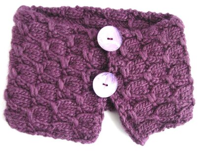 Tassel Stitch Button Cowl