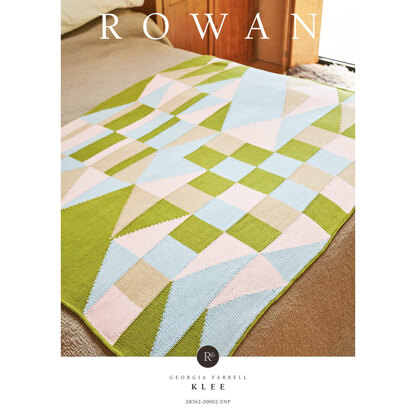 Klee Throw in Rowan Handknit Cotton - Downloadable PDF