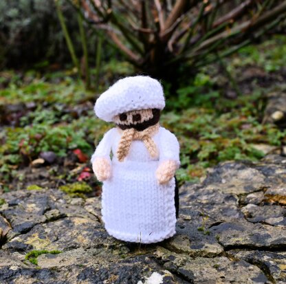 Victorian Baker Doll Knitting Pattern - Toy Knitting Pattern