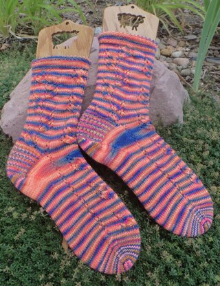 Solar Flare Socks