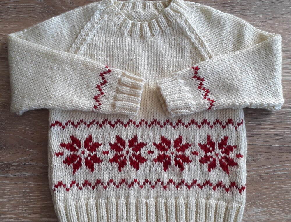 LV Snowflake Sweater - Luxury White