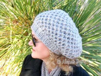 Honeycomb Slouchy Hat