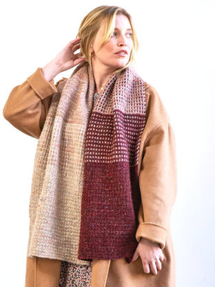 Waitsfield Scarf in Berroco Mochi - Downloadable PDF