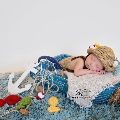 Newborn Fisherman Outfit