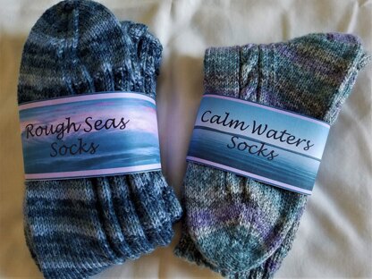 Rough Seas Socks