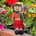 Aster Rag Doll Knitting Pattern - Toy Knitting Pattern