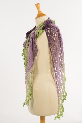 Lavender Cake Shawl