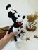 Toy Knitting pattern for a Mickey Mouse toy based on Steamboat Willie