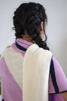 Women's Cotton Candy Shawl in Universal Yarn Fibra Natura Donnina - Downloadable PDF