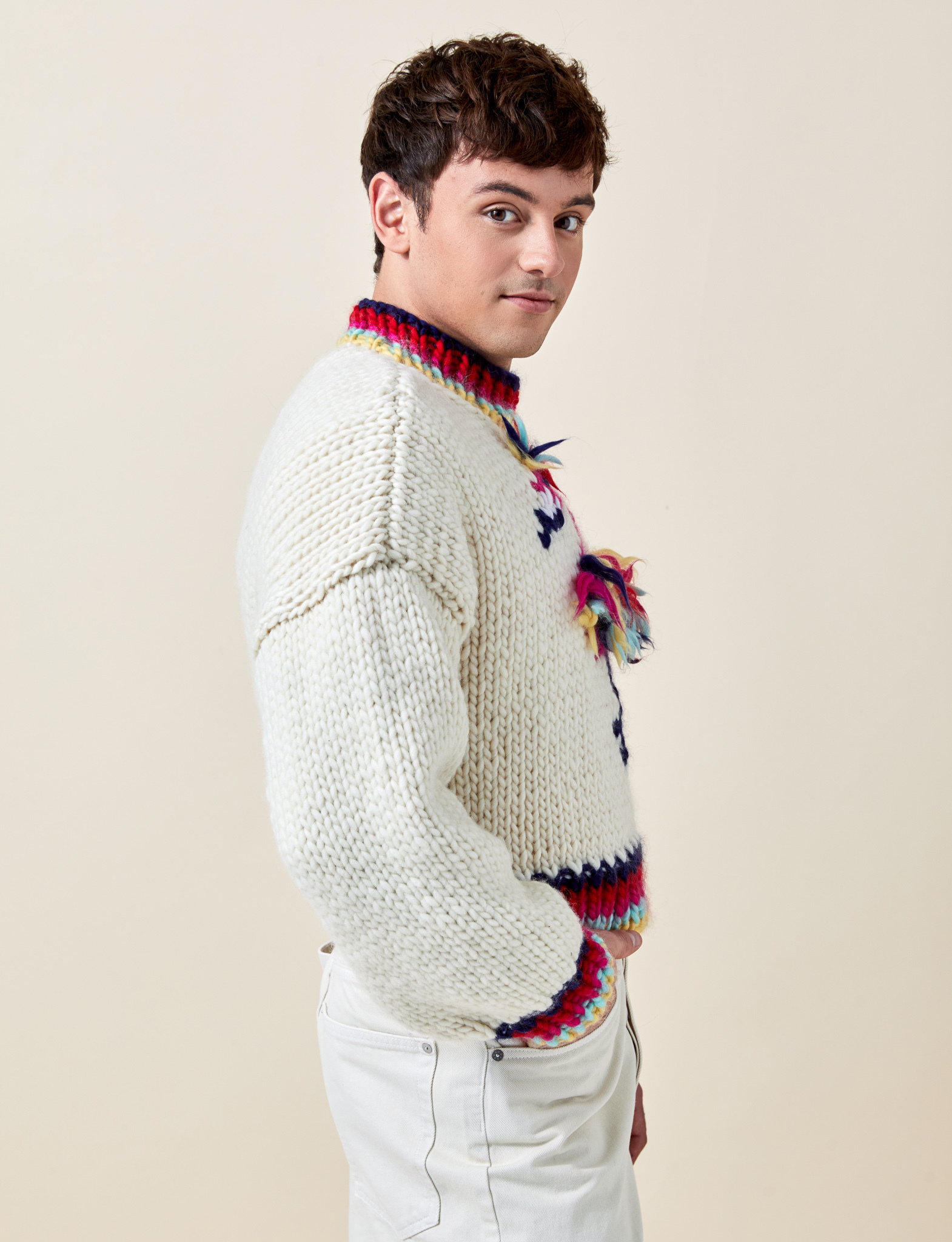 Made with Love - Tom Daley Flamingo's Favourite XS Knit Jumper Knitting Kit - view 3