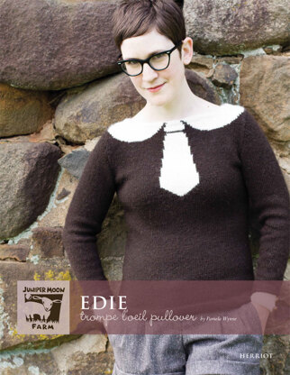 Edie Trompe L’Oeil Pullover in Juniper Moon Herriot - Downloadable PDF