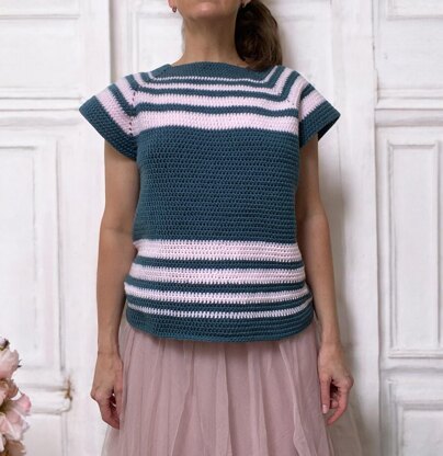 Teal Blush Top