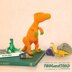 Dinosaurs - Dinosaur Set Dino Egg Velociraptor Diplodocus Stegosaurus Plesiosaurus Pterodactyl - Amigurumi Crochet - FROGandTOAD Créations