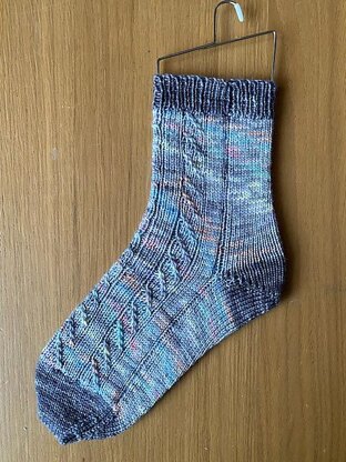 Rib and Twist socks