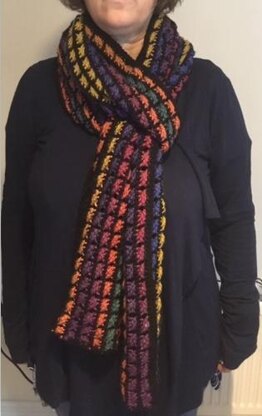 Easy Peasy Rainbow Scarf (UK)