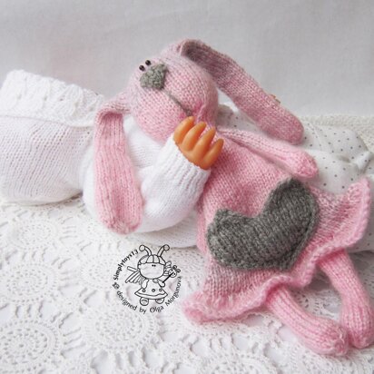 Toy for sleep.Easter Bunny. - knitting pattern