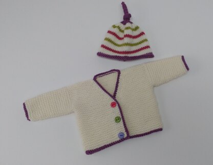 Noah Premature Baby Cardigan