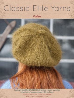 Valise Hat in Classic Elite Yarns La Gran - Downloadable PDF