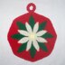 Christmas Poinsettia Potholder C-110