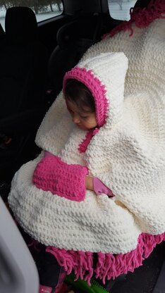 Hooded Carseat Poncho