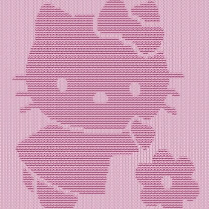 Hello Kitty Knit Baby throw, small childs afghan