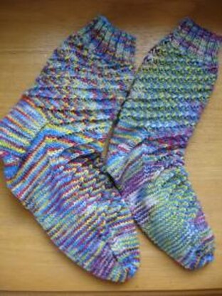Rainbow Swirl Socks