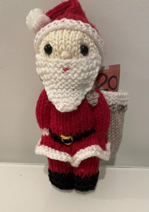 Santa with Fillable Sack (K & C)