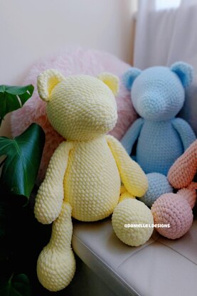 Faceless Teddy bear plush