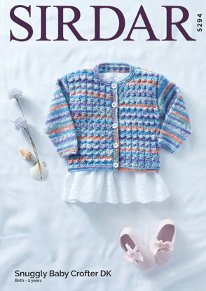 Cardigan in Sirdar Snuggly Baby Crofter DK - 5294 - Leaflet