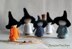 Waldorf Halloween Witches Babies from corks