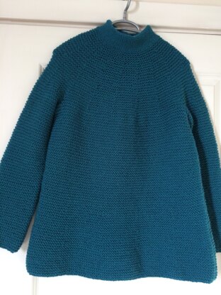Another garter stitch sweater