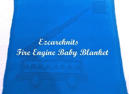 Fire Engine Baby Blanket