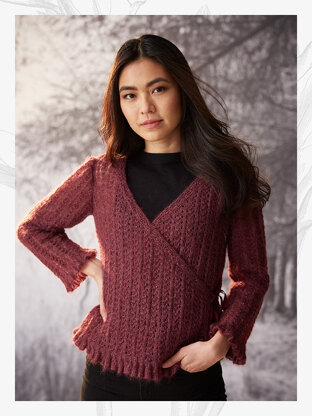 Holly Cardigan in Willow and Lark Plume - Downloadable PDF