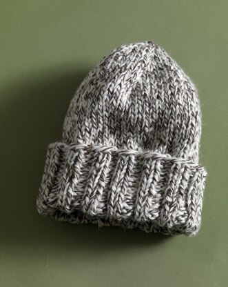 Easy Tweed Hat in Lion Brand Fishermen's Wool - 80958AD