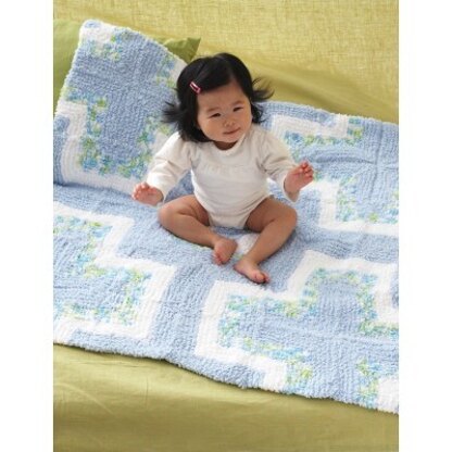 Knit Blanket in Bernat Pipsqueak - Downloadable PDF