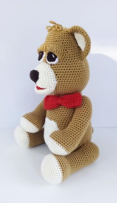 Crochet Toy Pattern Barney the Bear