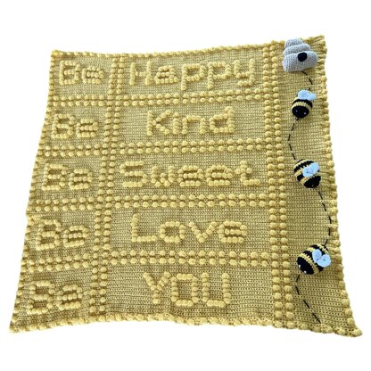 Be Happy Be You Baby Blanket