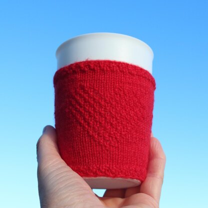 Love Means Warmth Cup Cozy