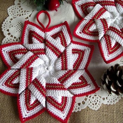 Christmas Star Pot Holder