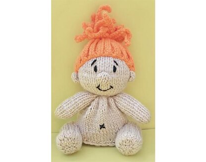 Good Luck Troll inspired orange cover /15cms toy
