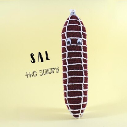 Sal the salami amigurumi
