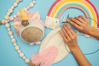 Unicorn Baby Knit Outfit Pattern