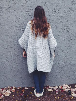 Cloaked in Clouds Poncho