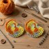 Crochet heart earrings PDF + Video Tutorial