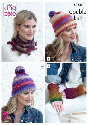 Apparel Accessories in King Cole Riot DK - 5150 - Downloadable PDF